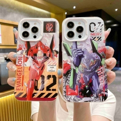 2 Styles EVA/Neon Genesis Evangelion Cartoon Anime Phone Case Shell For Iphone