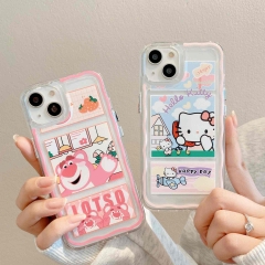 2 Styles Sanrio Lotso Cartoon Anime Phone Case Shell For Iphone