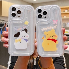 2 Styles Winnie the Pooh Cartoon Anime Phone Case Shell For Iphone