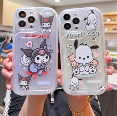 2 Styles Sanrio Kuromi Cartoon Anime Phone Case Shell For Iphone