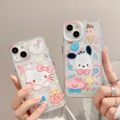 2 Styles Sanrio Pochacco Cartoon Anime Phone Case Shell For Iphone