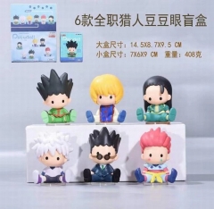 6PCS/SET HUNTER×HUNTER Cartoon Blind Box Anime PVC Figure Toy