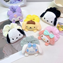 6 Styles Sanrio Kuromi Cinnamoroll My Melody Cartoon Anime Scrunchie