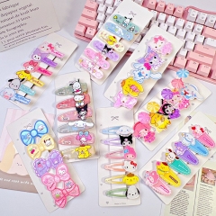 40 Styles Sanrio Kuromi Cinnamoroll My Melody Cartoon Anime Hair Clip