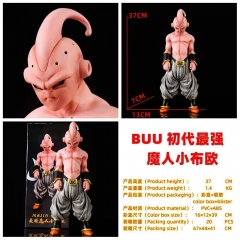 37CM NieR: Dragon Ball Z Majin Buu Cartoon PVC Anime Figure Toy