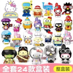 24PCS/SET Hello Kitty Cartoon Blind Box Anime Figure Toy Doll