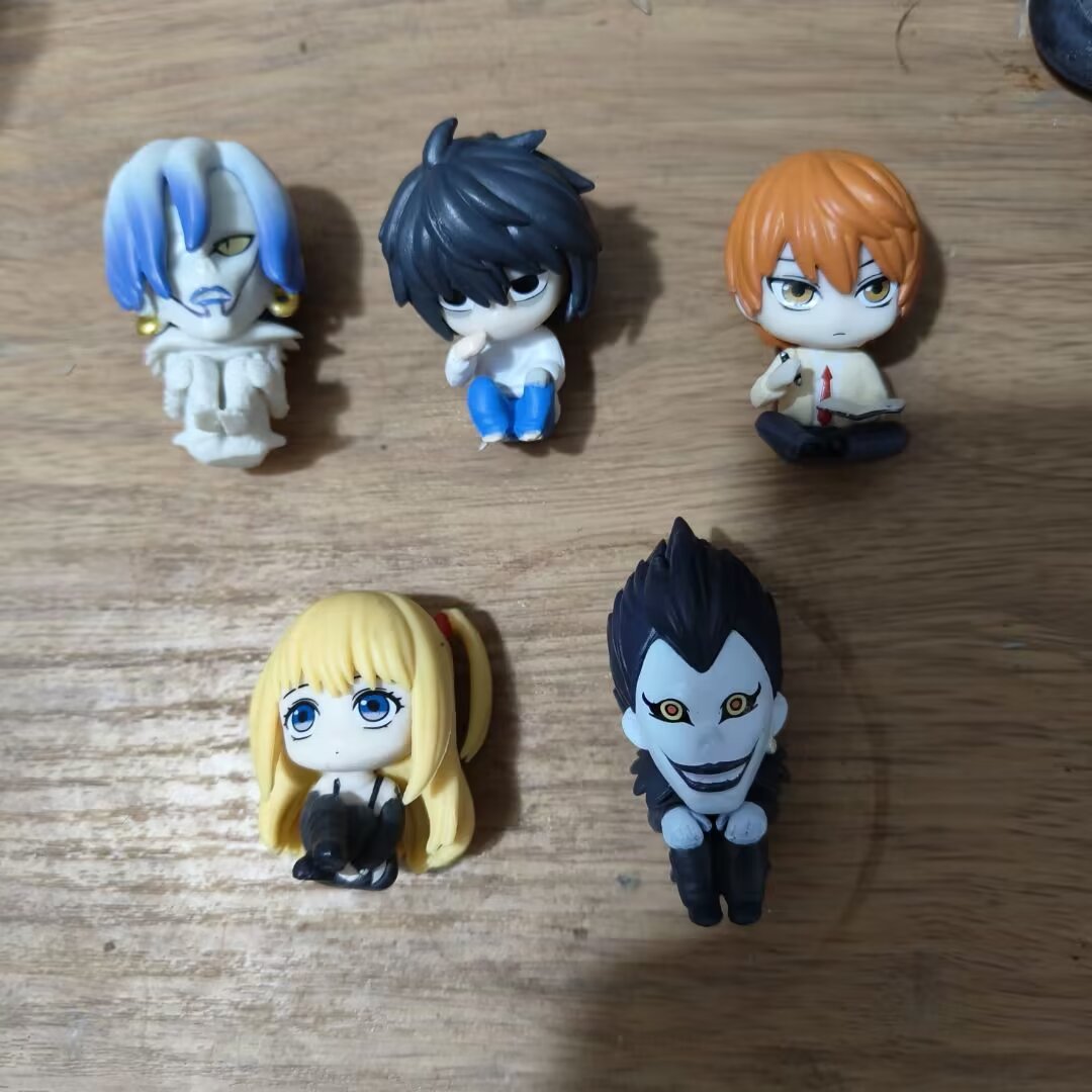 5PCS/SET 4cm Death Note Cartoon Anime PVC Figure Toy