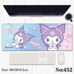 80*30*0.3cm 2 Styles Sanrio Cartoon Anime Mouse Pad