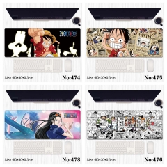 80*30*0.3cm 6 Styles One Piece Cartoon Anime Mouse Pad