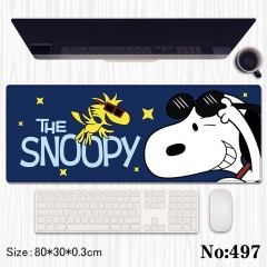 80*30*0.3cm 2 Styles Snoopy Cartoon Anime Mouse Pad