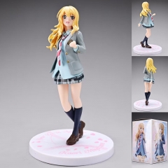 18cm Your Lie in April Miyazono Kaori Anime PVC Figures