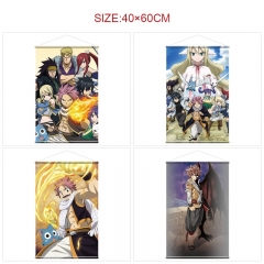 40x60cm 8 Styles Fairy Tail Cartoon Wall Scrolls Anime Wallscrolls