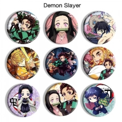 20 Styles Demon Slayer: Kimetsu no Yaiba Cartoon Anime Tinplate Badge Pin Brooch