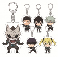 10 Styles Kaiju No. 8 Cartoon Anime Acrylic Keychain