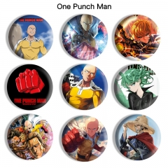 11 Styles One Punch Man Cartoon Anime Tinplate Badge Pin Brooch