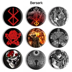 16 Styles Berserk Cartoon Anime Tinplate Badge Pin Brooch