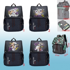 4 Styles One Piece Canvas Anime Backpack Bag