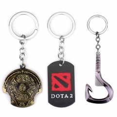 5 Styles DOTA 2 Anime Alloy Keychain