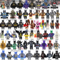 18 Styles Marvel Batman Anime Miniature Building Blocks