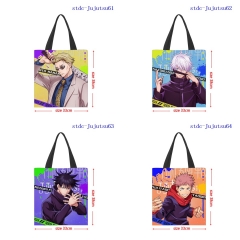 33x38CM 7 Styles Jujutsu Kaisen Shopping Bag Canvas Anime Handbag