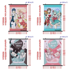 2 Sizes 5 Styles Hatsune Miku Cartoon Wall Scrolls Anime Wallscrolls