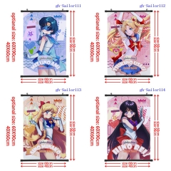 2 Sizes 5 Styles Pretty Soldier Sailor Moon Cartoon Wall Scrolls Anime Wallscrolls