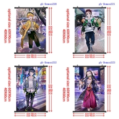 2 Sizes 11 Styles Demon Slayer: Kimetsu no Yaiba Cartoon Wall Scrolls Anime Wallscrolls