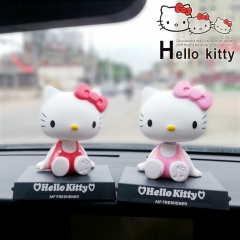 3 Styles 11CM Sanrio Hello Kitty Sharking Head Anime PVC Figure Toy Doll