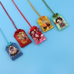 14 Styles Demon Slayer: Kimetsu no Yaiba Cartoon Anime Safe Blessing Bag Pendant