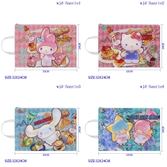 24X32CM 6 Styles Sanrio Cartoon Pattern Anime File Pocket