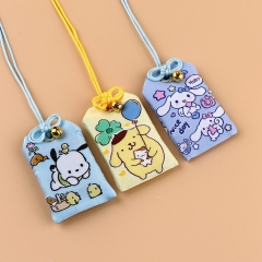 7 Styles Sanrio Kuromi Cartoon Anime Safe Blessing Bag Pendant