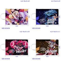 24X32CM 5 Styles Hazbin Hotel Cartoon Pattern Anime File Pocket