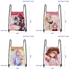 32X38CM 6 Styles My Dress-Up Darling Cartoon Anime Drawstring Bag