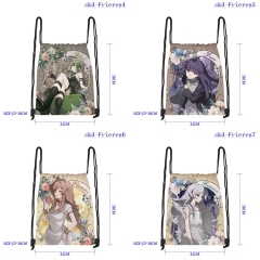 32X38CM 5 Styles Frieren: Beyond Journey's End Cartoon Anime Drawstring Bag