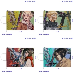 24X32CM 6 Styles Attack on Titan/Shingeki No Kyojin Cartoon Pattern Anime File Pocket