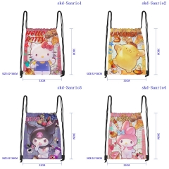 32X38CM 6 Styles Sanrio Cartoon Anime Drawstring Bag