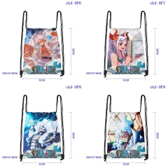 32X38CM 10 Styles One Piece Cartoon Anime Drawstring Bag