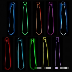 10 Styles Party Anime LED Cosplay Tie (With Light)