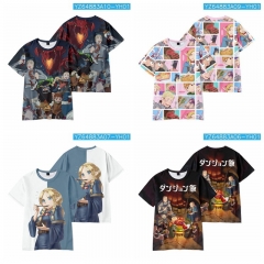 9 Styles Delicious in Dungeon Cosplay 3D Print Short Sleeve Anime T-shirt