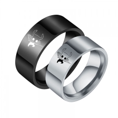 2 Styles The Hollow Knight Anime Stainless Steel Ring