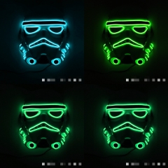 11 Styles Star War Anime LED Cosplay Mask (With Light)