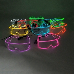 10 Styles Anime EL Cosplay Glasses (With Light)