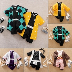 11 Styles Demon Slayer: Kimetsu no Yaiba Cotton Baby Jumpers Onesie Anime Baby Cosplay Costume