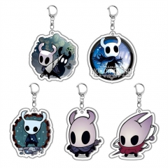 5 Styles The Hollow Knight Anime Acrylic Keychain