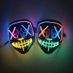 2 Styles The Nightmare Before Christmas Anime LED Cosplay Mask (With Light)