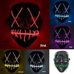 10 Styles The Nightmare Before Christmas Anime LED Cosplay Mask (With Light)