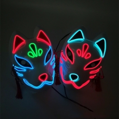 15 Styles Fox Anime Cosplay EL Mask (With Light)