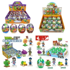 5 Styles 12PCS/SET Plants vs. Zombies Surprise Blind Box Anime PVC Figure