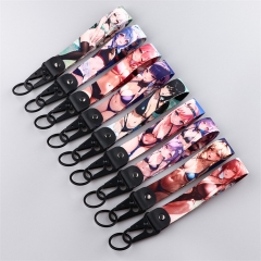 15 Styles Genshin Impact/Re Zero/Spy Family Sexy Girl Anime Lanyard Keychain