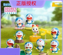 2 Styles Doraemon Building Block Anime PVC Figure Toy